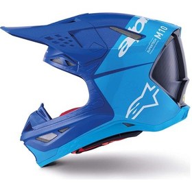 Resim Alpinestars Supertech M10 Flood Off-road Kaskı Mavi 