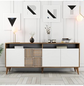 Resim Variant Variant Milan Konsol - Ceviz / Beyaz 