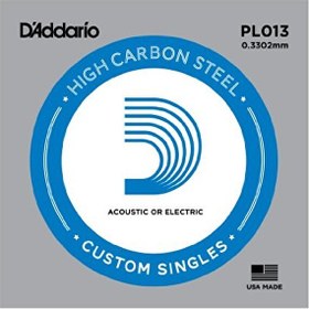 Resim D'Addario PL013 Tek Elektro Gitar Teli (13) 