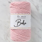 Resim La Mia Boho Açık Pembe Büküm Makrome İpi - L185 - 33998 