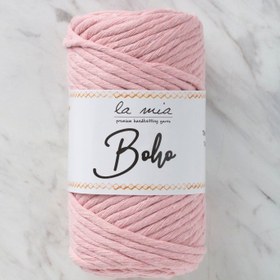 Resim La Mia Boho Açık Pembe Büküm Makrome İpi - L185 - 33998 