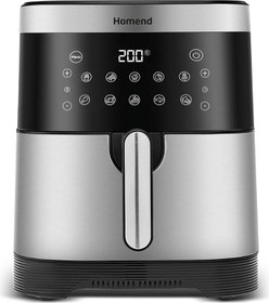 Resim Homend Airfryday Inox 2512H XXXL Dokunmatik Ekran 10 Programlı Airfryer 