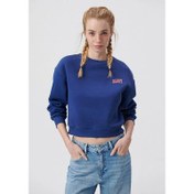 Resim Mavi Kadın Sweatshirt (M1611601-70722) 