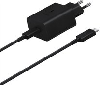 Resim Samsung 3A 15W Type-C Çıkışlı 1m Kablolu Şarj Aleti Set (Samsung Türkiye Garantili) Siyah 