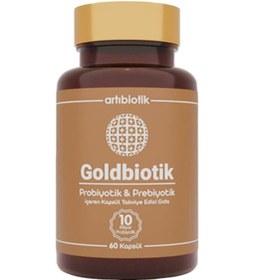 Resim Doğadan Bizim Artıbiotik Goldbiotik Probiyotik&Prebiyotik 60 Kapsül 