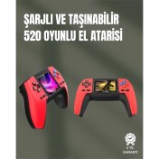 Resim P5 Gamepad Retro Konsol – Nostaljik Oyun Deneyimi, 520 Klasik Oyun Seçeneği 