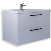 Resim TETA HOME Batum 80 Cm Mdf Banyo Lavabolu Alt Dolap 