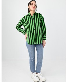 Resim Kadın Desenli Gömlek 1674-25-1 001 