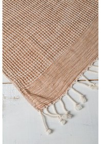 Resim Kyver Sihirli Waffle Desenli %100 Pamuk Peştamal 90x190 Cm Tüt... 