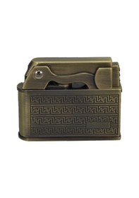 Resim Benzinli Zippo Tarz Çakmak B-zb-612 Bronz 
