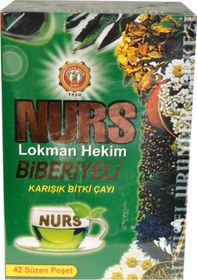 Resim Nurs Lokman Hekim Biberiyeli Karışık Bitki Süzen Poşet Çay 42'li 
