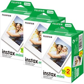 Resim Instax mini 20'li Film 3'lü Set 60 Poz 