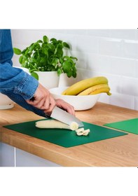 Resim Fınfördela Kesme Tahtası , Yeşil 28x36 Cm, 2 Parça Esnek Tahta 