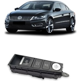 Resim Vw Volkswagen Passat cc 2013-2017 El Park Freni Start Stop Auto Hold Esp Düğmesi 3AB927137D 
