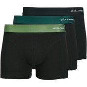 Resim JACNICK BAMBOO TRUNKS 3 P Haki Erkek Boxer Jack & Jones