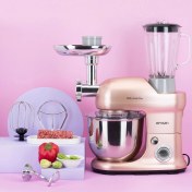 Resim Emsan Çok Amaçlı Mikser Mutfak Şefi 5in1 (Çırpma, Yoğurma, Karıştırma, Kıyma, Katı Meyve Smothie) 