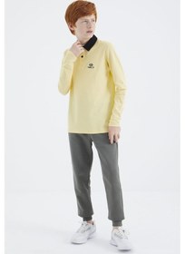 Resim Tommylife Tommy Life Sarı Polo Yaka Basic Erkek Çocuk T-shirt - 11171 Sarı 