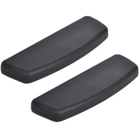 Resim Suntek 2 Parça Ofis Koltuğu Yedek Kol Pedleri Koltuk Için Siyah 