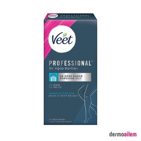 Resim Veet Ağda Bandı Hassas Ciltler İçin 12'li 