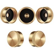 Resim Dashanshop 5 Adet Pirinç 1lb Propan Tank Kapakları - 5 Stil Sızdırmaz Kamp Ocağı Aksesuarı 