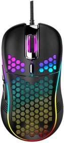 Resim Microcase 4800 DPI Kablolu RGB Gaming Mouse-AL3762 (Siyah) 