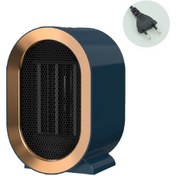 Resim Hangfox Ev İçi 1200w Ptc Seramik Isıtıcı, 2 Seviye Ateş, 45 Düşme Koruması, Portatif Kompakt Tasarım, Sessiz Çalışma, Yeşil, Avrupa Standartı Fiti 