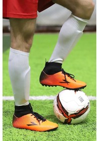 Resim Lig Simav Turuncu Çim Boğazlı Halı Saha Erkek Futbol Ayakkabı 001 