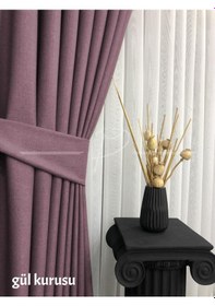 Resim Fon Perde Keten Fonluk Aplim Desen 1. Kalite Tok Duruş 