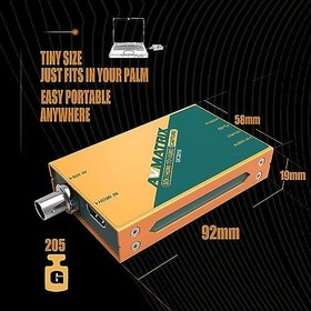 Resim AVMATRIX UC2018 HDMI/SDI - USB3.1 Type-C Video Yakalama Canlı Yayın için 