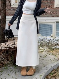 Resim CNG MODA Scuba Kumaş Kalem Etek 