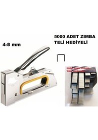 Resim Zmk Sfd Profesyonel 4 - 8 MM Mekanik Zımba Tabancası + 5000 Adet Tel 