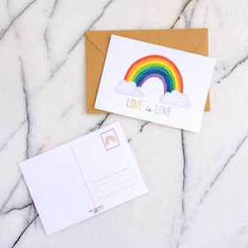 Resim Love is Love Kartpostal 