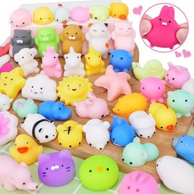 Resim 24/50 Adet Mochi Squishy Sevimli Oyuncak Toplu Set, Karışık Renkler Kawaii Mini Squishies Oyuncaklar, Parti Hediyeleri, Parti İçin Uygun Mini Squishy Ürünler, Kedi Oyuncakları, Noel İyi Ruh Çantası Dolguları 
