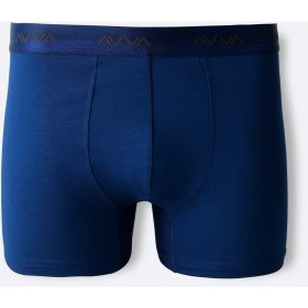 Resim AVVA Erkek Lacivert Basic Soft Touch Tekli Regular Fit Boxer B009537 