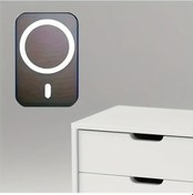 Resim Topnotch Siyah 15w Manyetik Araç Için Kablosuz Şarj Cihazı Hızlı Şarj Telefon Tutucu 