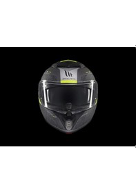 Resim Mt Helmets Atom 2 Destıny C2 Çene Açılır Kask Mat Füme Siyah 