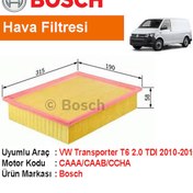 Resim Vw Transporter T6 2.0 Tdı Hava Filtresi 2010-2016 Bosch 