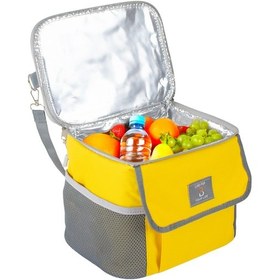 Resim Best Çanta Pro+ 10 Litre Termos Piknik Çantası Yalıtımlı Termal Soğutucu Buzluk Çanta Sarı 
