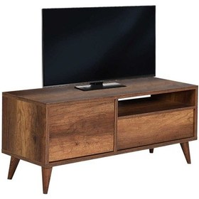 Resim Retro Çekmeceli Tv Sehpası-Oslo Ceviz 