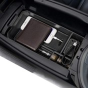 Resim Mercedes Benz C Serisi W205 / GLC Serisi 2015-2020 için Araba Orta Konsol Düzenleyici Tablası, Madeni Para Tutucu ile ABS Plastik İkincil Saklama Kutusu, C180 C200 C260 C300 GLC200 GLC260 GLC300 Aksesuarları ile Uyumlu 