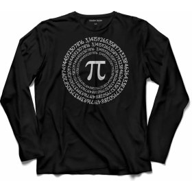 Resim Kendim Seçtim Pi Sayısı Günü 3,14 Uzun Kollu Tişört Baskılı Çocuk T-Shirt 