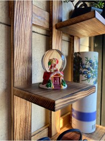 Resim MASLAKWOOD Dekoratif Ahşap Çit Anahtarlık 