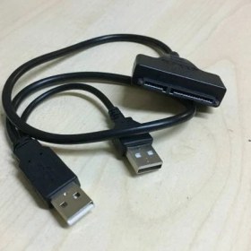 Resim Platoon 2.5 HDD 7 15 Pin Sata 22 Pin USB 2.0 USB To Sata Kablosu USB Sata Kablo 