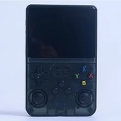Resim Xuweiwei R36s Oyun Konsolu Black Arkos Os Uzun Oyun Süresi Tf Kart Desteği Şık Tasarım Dayanıklı Plastik Kasa 