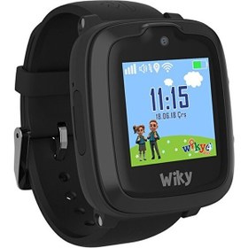 Resim Wiky Watch Wiky 4 Plus Siyah Akıllı Çocuk Saati Wiky