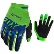Resim Smart Fox İçin Dağ Bisikleti Eldivenleri - Dirtpaw Motocross Yarış Eldivenleri Off Road Bisikleti Yeşil---mavi--word Xxl 