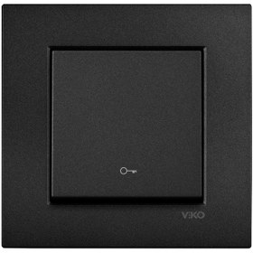 Resim Viko Artline Novella Siyah Kapı Otomatiği Çerçeveli 