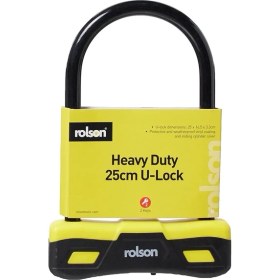 Resim 66743 250 x 165 mm U Type Bicycle Lock , Black 