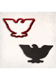 Resim Kartal-1 Kurabiye Kalıbı Şekillendirici Kopat KIrmızı 