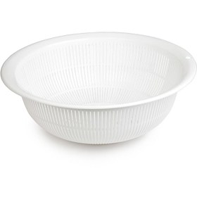 Resim Bora Plastik Yuvarlak Büyük Süzgeç, 35 cm, Beyaz 